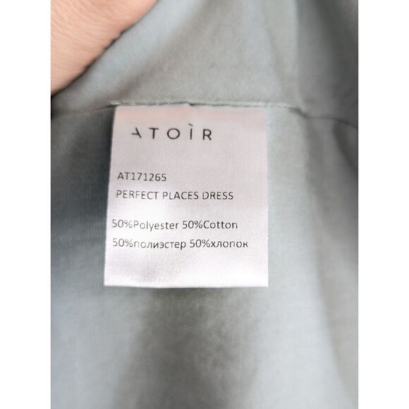 NWOT Revolve Atoir Perfect Places Asymmetrical Mini Dress Green Size 6 - Picture 11 of 12